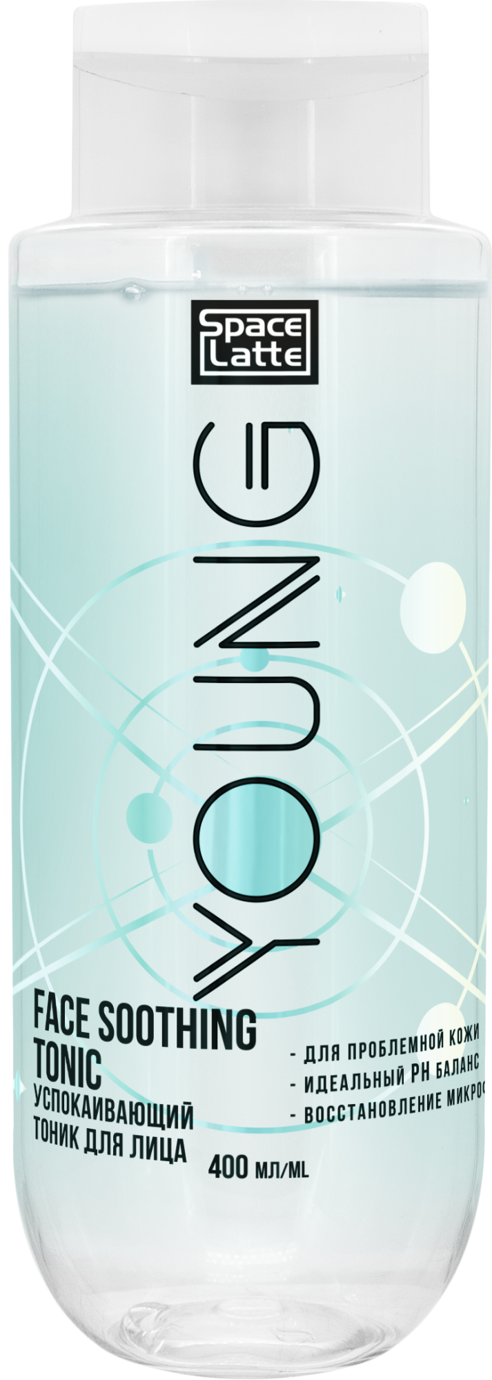 Space.latte YOUNG Успокаивающий тоник для лица 400мл