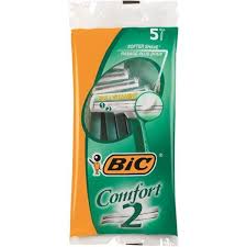 BIC Станок однор. 2 лезвия Comfort (пакет 5шт)