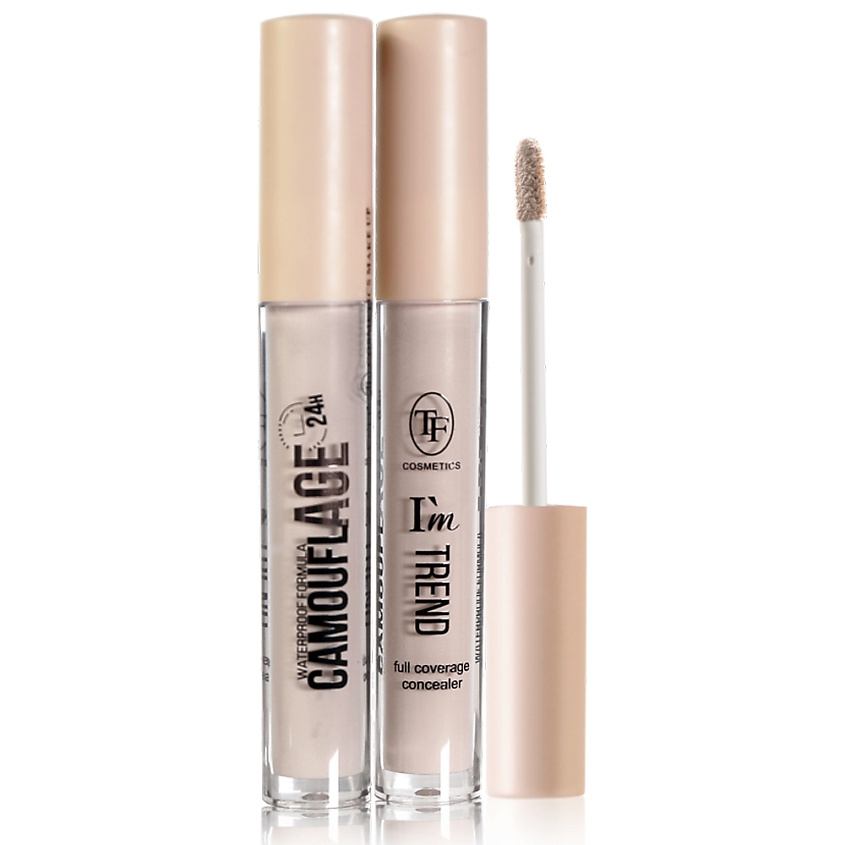 TF Жидкий консилер для лица CAMOUFLAGE I'm TREND, тон 01 "Light milk/Cветло-молочный"
