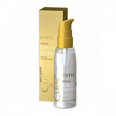 CUREX BRILLIANCE Флюид-блеск с термозащитой д/всех тип.вол 100мл