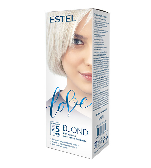 ESTEL LOVE BLOND Интенсивный осветлитель д/волос 5 тонов