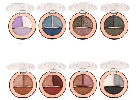 Farres Тени для век 3х цветные 1006 тон 04