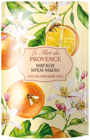Le Flirt Крем-мыло Апельсиновый мед ДОЙ-ПАК 500мл