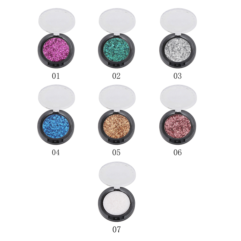 Farres Тени для век 1231 MIXX "Glitter" (крупные блестки) тон 07 белый