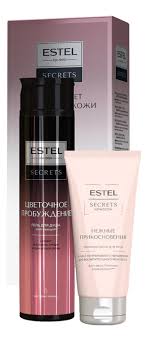 ESTEL"SECRETS"Набор(гель д/д ЦВЕТОЧНОЕ ПРОБУЖДЕНИЕ 300мл + молочко 100мл)
