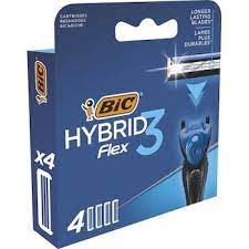 BIC HYBRID Сменные кассеты для бритья  3лезвия (4 шт)