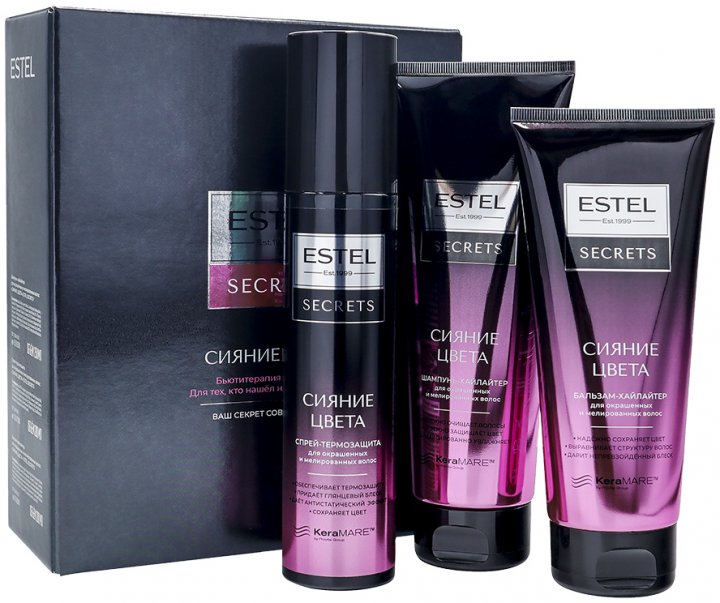 ESTEL"SECRETS"Набор Коллекция СИЯНИЕ ЦВЕТА