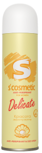 Дезодорант антиперс. S'cosmetic Delicate (жен) 145мл