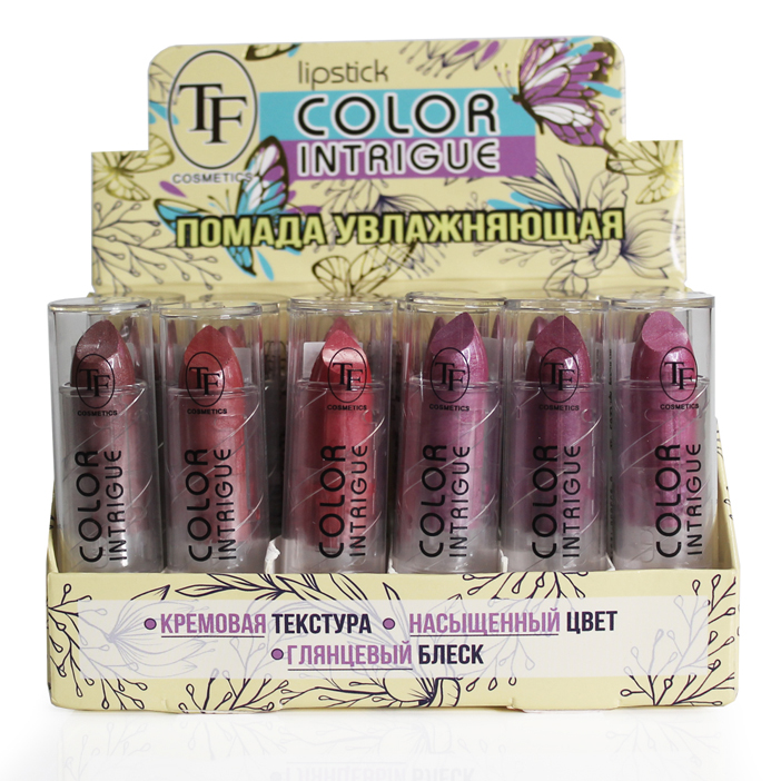 TF Помада Color Intrigue Lipstick CZ-03 микс 18шт.D