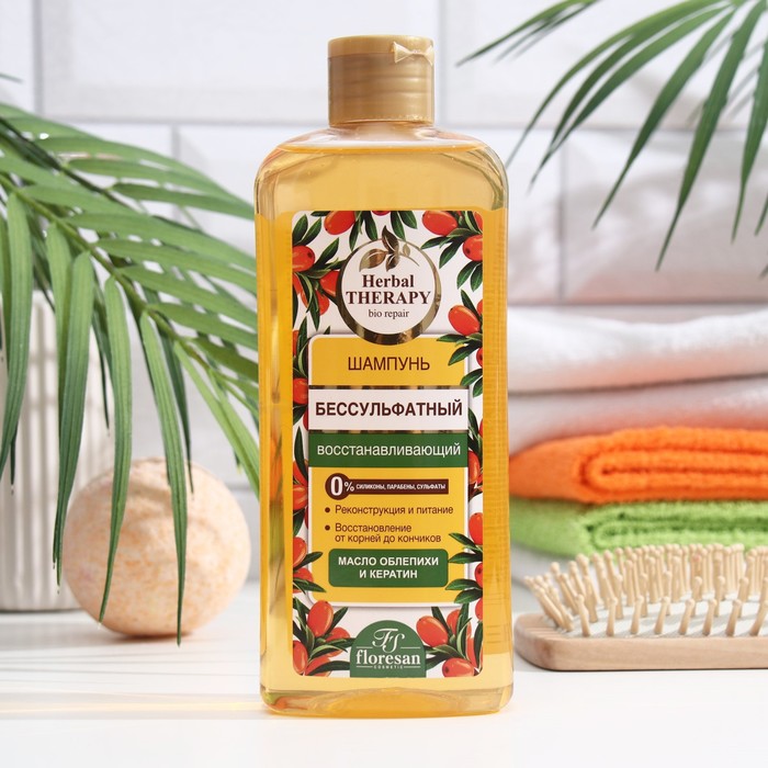 Ф Herbal Therapy Шампунь бессульфатный восстанавливающий Облепиха 400мл