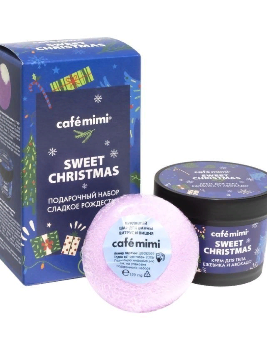 КМ ПН SWEET CHRISTMAS«Сладкое рождество»(Крем для тела110мл+Бурлящий шар120г.)