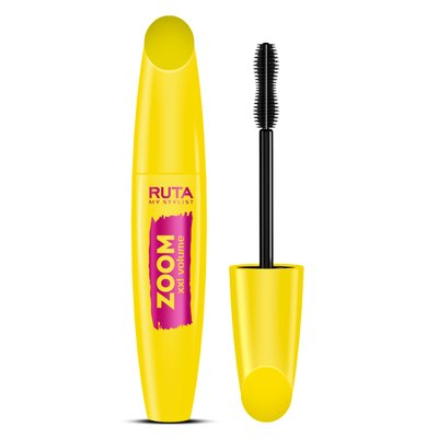 Рута Тушь д/ресниц ZOOM XXL VOLUME(ЖЕЛТАЯ)