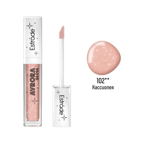 ES Блеск для губ мерцающий Avrora 102 Кассиопея