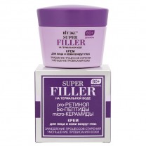 ВИТЕКС SUPER FILLER на терм.воде Крем д/лица и кож.вокр.глаз 60+,д/н, 45мл/12шт