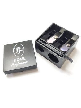 ТF Точилка для косметических карандашей двойная с контейнером TS04
