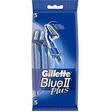 Gillette Blue II Plus 2лезвия Станки однораз.(5шт пакет)