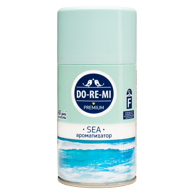 Ароматизатор воздуха (СМЕННЫЙ БЛОК) До-ре-ми Премиум Морской бриз 250мл К/12шт 