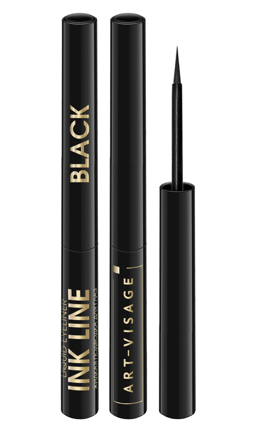 AV Жидкая подводка для глаз INK LINE черная