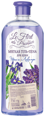 Le Flirt Гель-пена Ирис и Лаванда 730мл