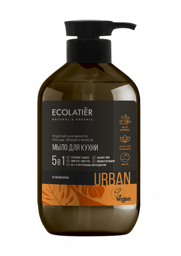 ECL Жидкое мыло д/рук Клементин кухонное 600 мл