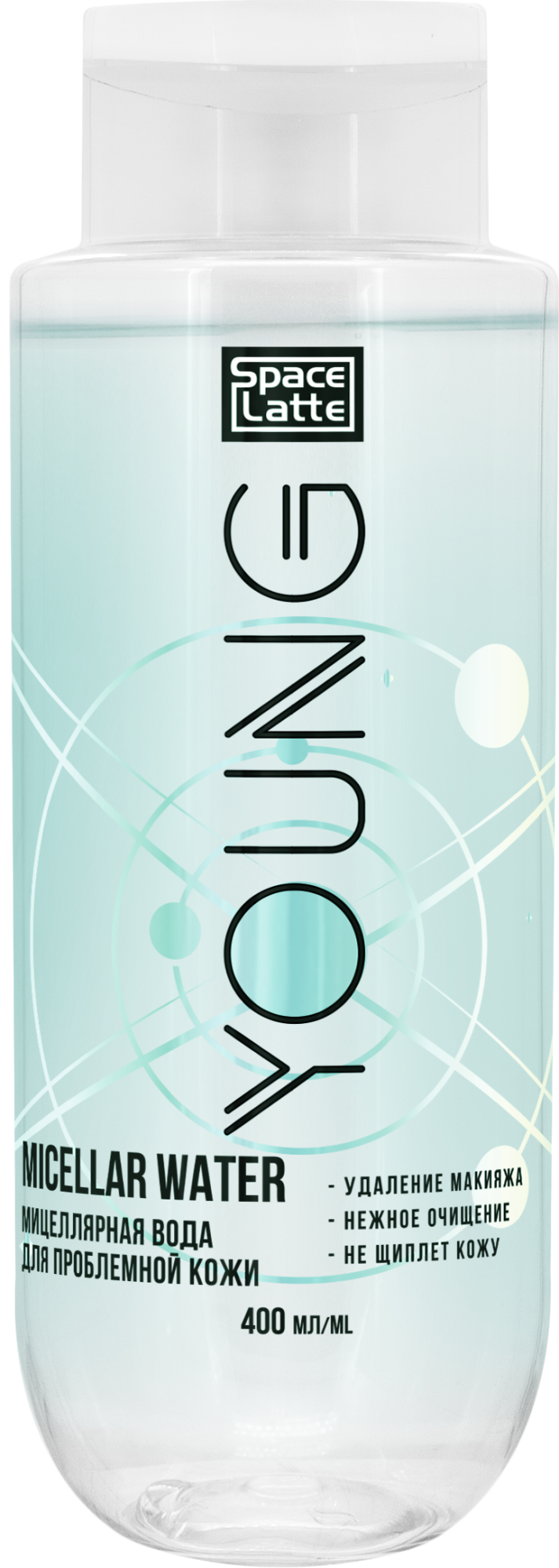 Space.latte YOUNG Мицеллярная вода для проблемной кожи 400мл