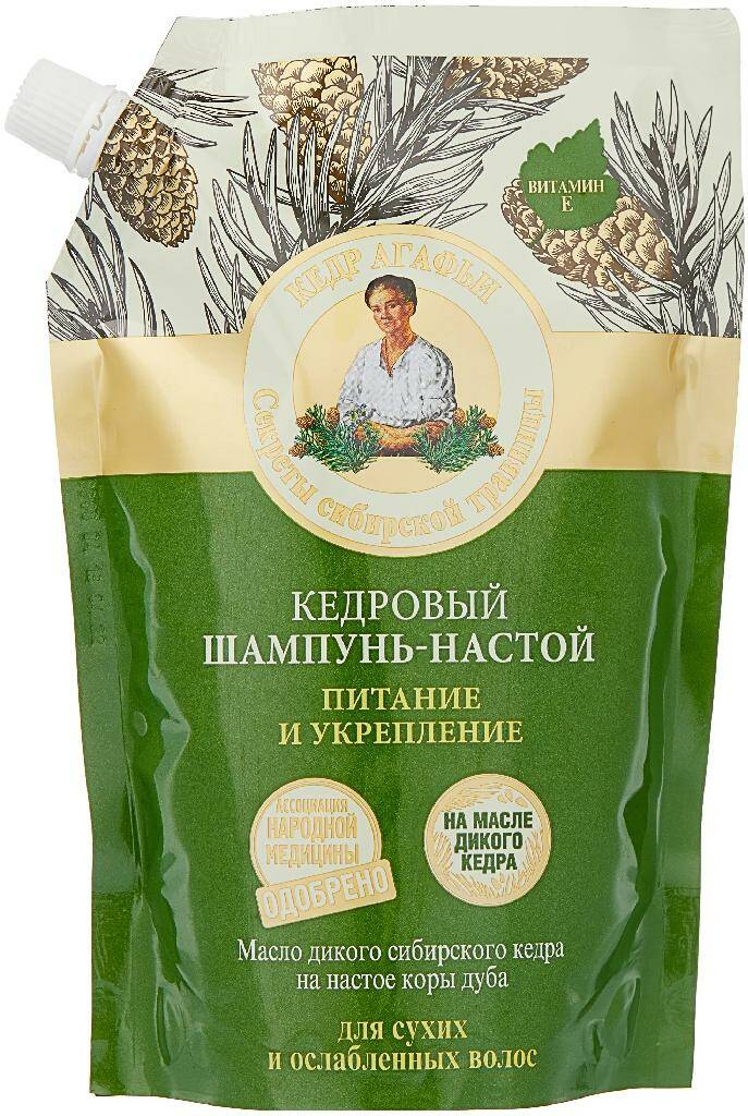 РБА Шампунь-настой Дой пак Питание и укрепление кедровый 500 мл