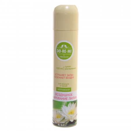 Нейтрализатор запаха До-ре-ми Премиум Воздушное очарование лилии 330мл /12шт в кор