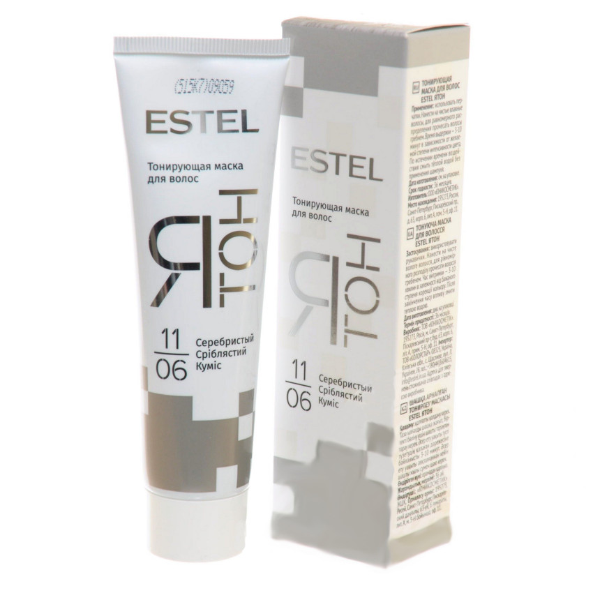 ESTEL ЯТОН Тонирующая маска д/волос 11/06 серебристый