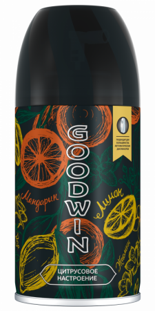 Освежитель GOODWIN (СМЕННЫЙ БЛОК) 250мл Цитрусовое настроение /12шт в кор