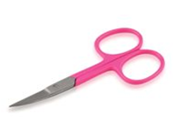 ELLIS Ножницы RN 017/P маникюрные изогнутые розовые