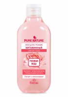 Ф PURE NATURE Лосьон-тоник "Витаминный" Розовая вода 300мл