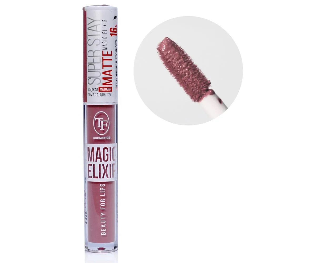 ТF Суперстойкая жидкая матовая помада д/губ MAGIC ELIXIR, тон 102 повседневный нюд