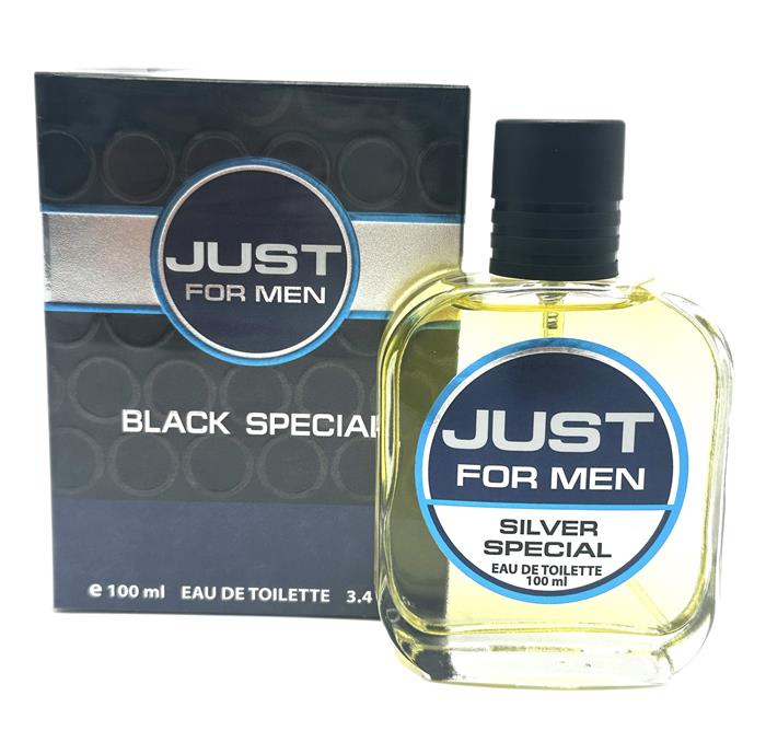 JUST for MEN BLACK special  туал.вода муж 100