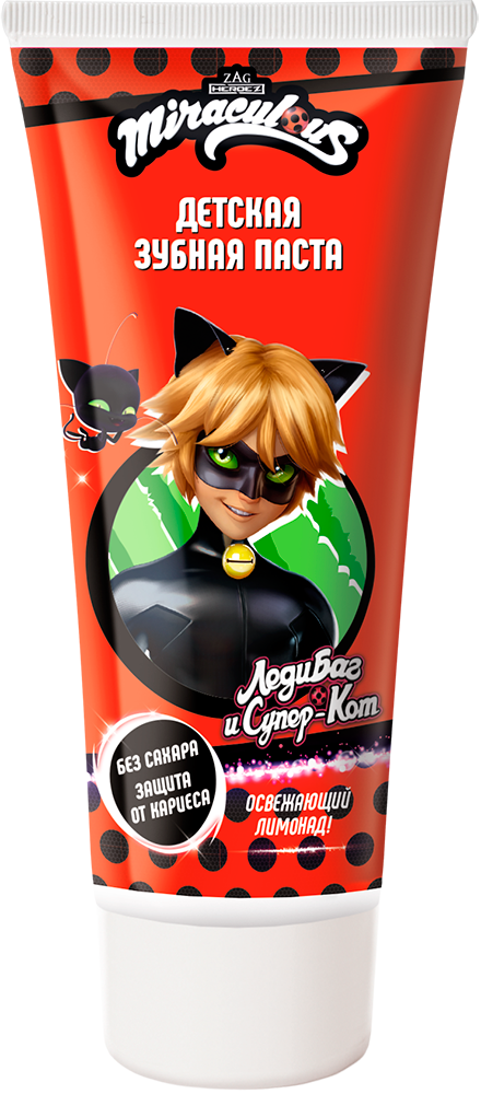 ЛЕДИ БАГ Зубная паста Супер Кот 60г