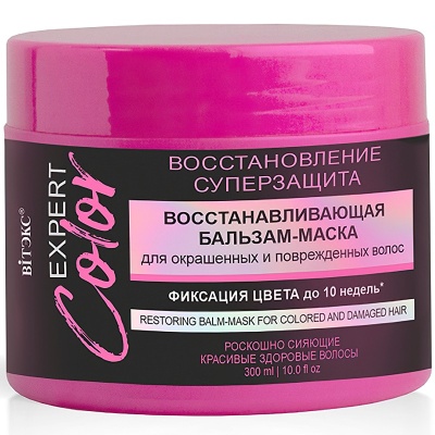 ВИТЕКС EXPERT COLOR Восстанавливающая бальзам-маска для окраш.и поврежд.волос 300 мл./14шт