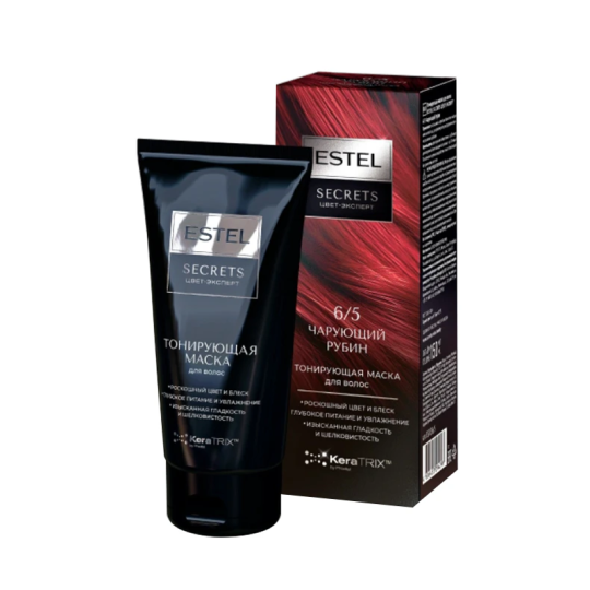 ESTEL SECRETS ЦВЕТ-ЭКСПЕРТ 6/5 Чарующий Рубин, 150 мл