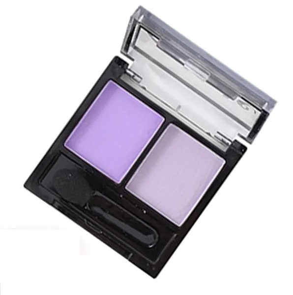 Farres Тени для век 2х цветные 1007 тон 10 лавандовый/серо-сиреневый