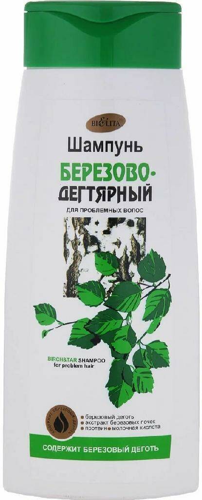 БЕЛИТА Шампунь Березово-дегтярный д/пробл.волос 480
