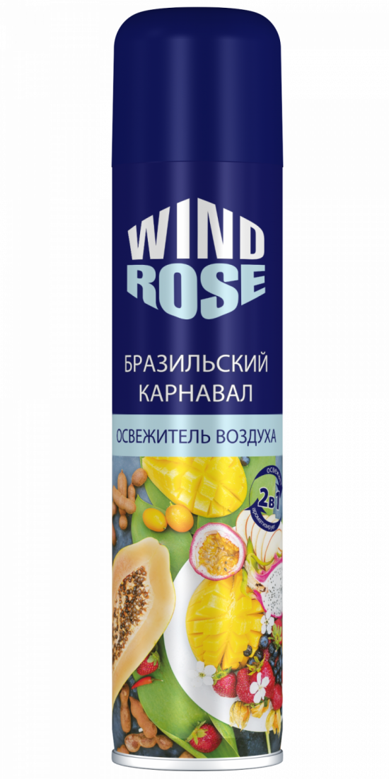 Освежитель воздуха «WIND ROSE» Бразильский карнавал 300мл