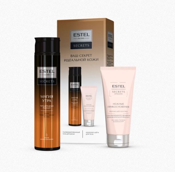 ESTEL"SECRETS"Набор(гель д/д МАГИЯ УТРА 300мл + молочко 100мл)