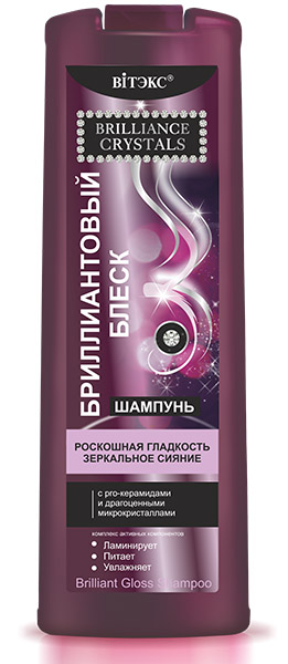 ВИТЭКС BRILLIANCE CRYSTALS Шампунь для волос 500мл