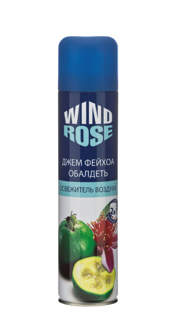 Освежитель воздуха «WIND ROSE» Джем Фейхоа обалдеть 300мл