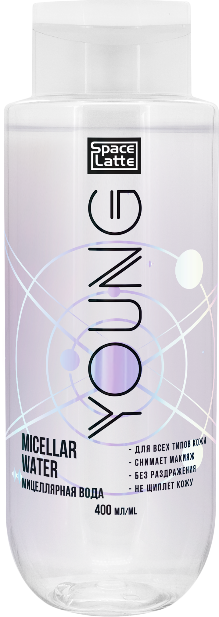 Space.latte YOUNG Мицеллярная вода для снятия макияжа 400мл