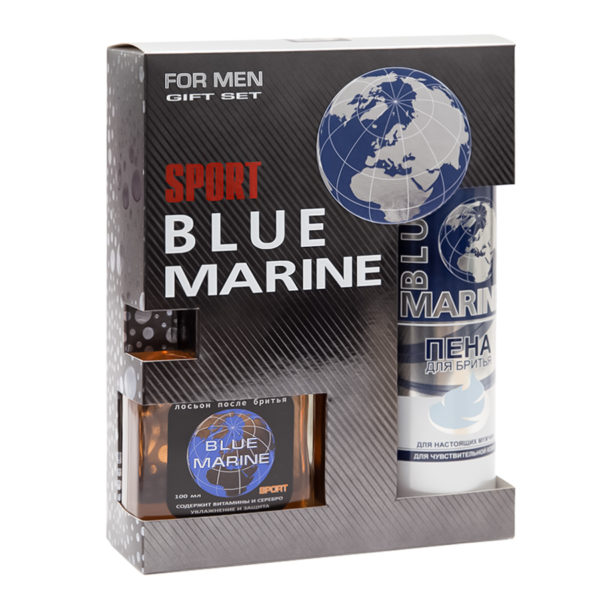 Фестива ПН 84 Blue Marine SPORTмужской (Лосьон п/бритья100мл+Пена д/бритья 200мл)