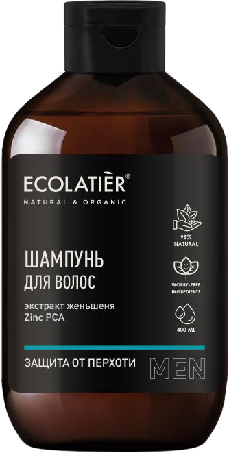 ECL MEN Мужской шампунь Защита от перхоти 400 мл