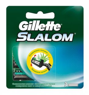 Slalom  Кассеты 3шт. зеленая плавающ.головка