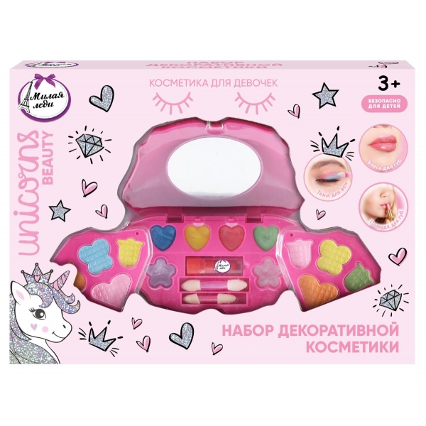 МИЛАЯ ЛЕДИ ПН (тени д/век, помада д/губ, блеск д/губ)/2*18