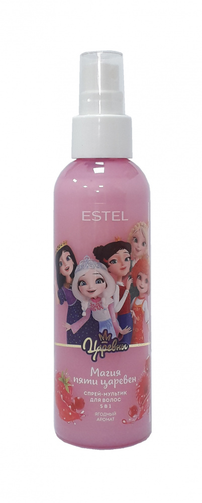 ESTEL ЦАРЕВНЫ Спрей-мультик 5 в 1 для волос "Магия пяти царевен" для детей, 150 мл