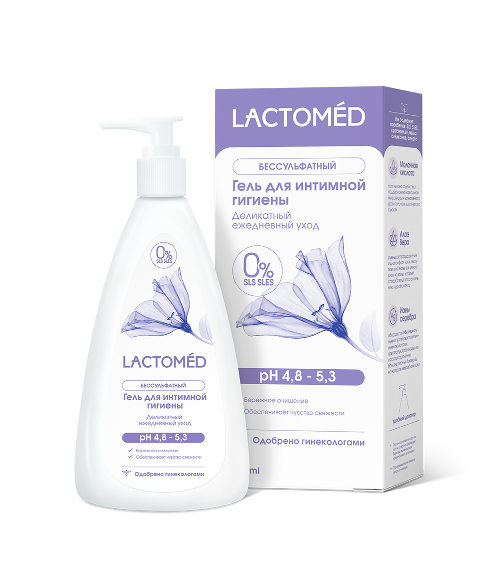 Лактомед Гель д/интимной гигиены Деликатный ежедневный уход 200мл