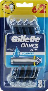 Gillette Blue 3 Comfort Plus Станки однораз.(6+2шт пакет)